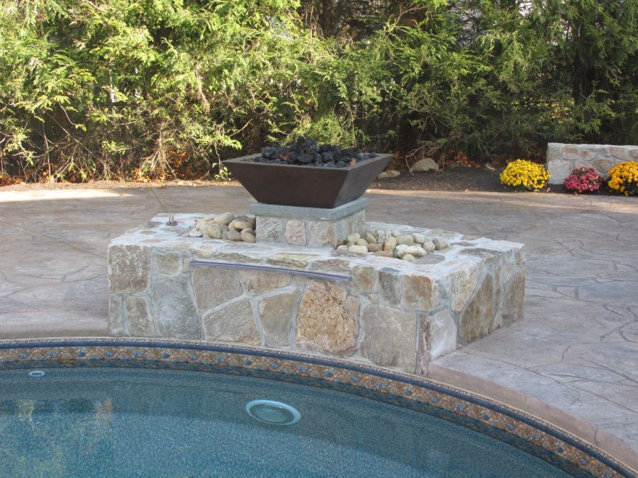 Residential masonry hardscape detail work